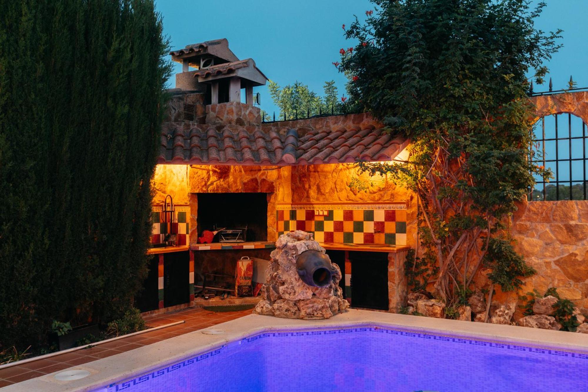 Chalet, Villa Rodeada De Naturaleza Piscina A Doce Klm De Valencia Y 7 Del Aeropuerto Exterior foto